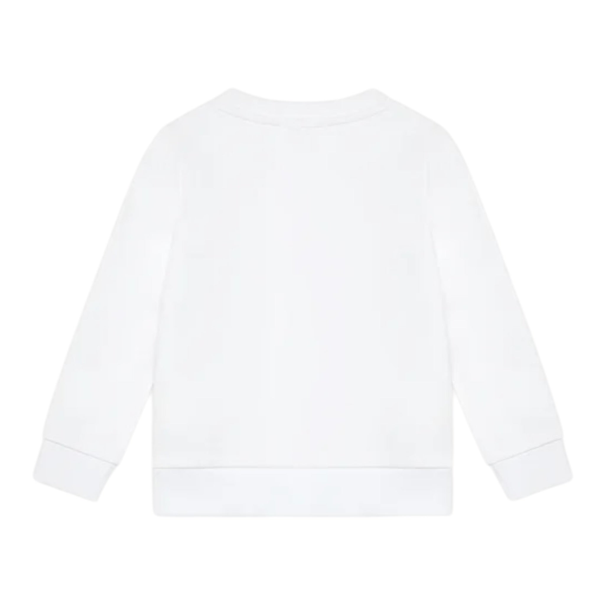 Calvin Klein Felpa tinta unita con Stampa Bianco per Bambino IU0IU00581 BIANCO CALVIN KLEIN 