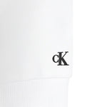 Calvin Klein Felpa tinta unita con Stampa Bianco per Bambino IU0IU00581 BIANCO CALVIN KLEIN 