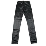 Calzitaly Leggins In Similpelle tinta unita Nero per Bambina LEGGT NERO CALZITALY 