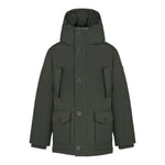 Canadian Giubbino tinta unita con Cappuccio Verde per Bambino CNG225303K VERDE CANADIAN 