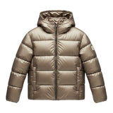 Canadian Giubbino tinta unita con Zip E Cappuccio Beige per Bambino G224015WK BEIGE CANADIAN 