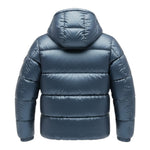 Canadian Giubbino tinta unita con Zip E Cappuccio Blu per Bambino G224015WK BLU CANADIAN 
