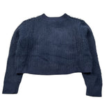 Carre'Ment Beau Cardigan tinta unita Blu per Bambina Y30207 BLU CARRE'MENT BEAU 