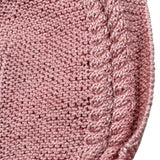 Casilda Jimena Cappello tinta unita In Filo Rosa per Neonata 63541713 ROSA CASILDA JIMENA 