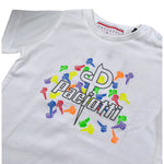 Cesare Paciotti T-Shirt tinta unita con Stampa Bianco per Neonato 4119B BIANCO CESARE PACIOTTI 