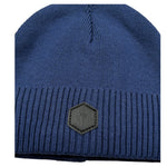 Cesare Paciotti Cappello tinta unita con Logo Blu per Neonato CAP6301B BLU CESARE PACIOTTI 