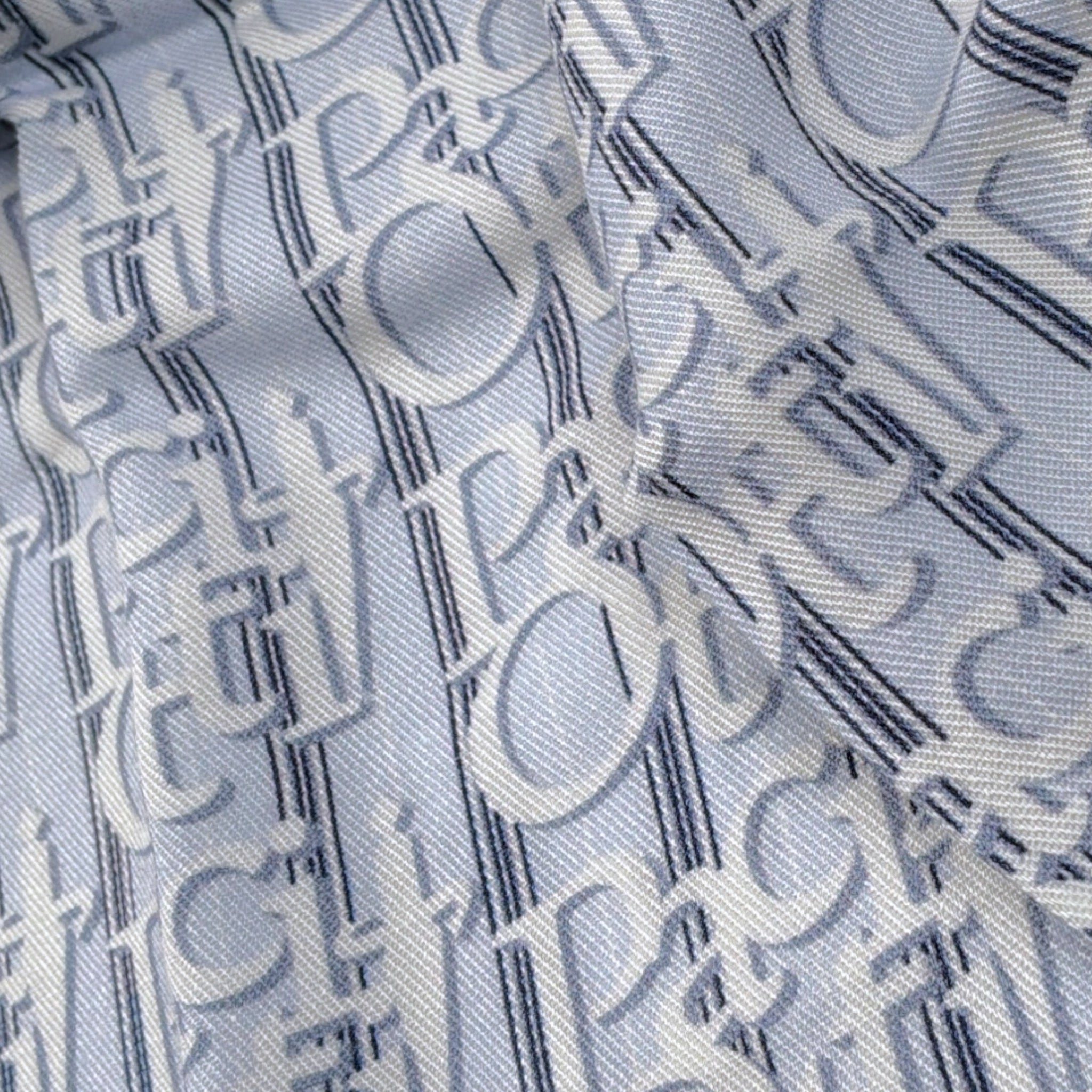 Cesare Paciotti Camicia tinta unita con Stampa Azzurro per Bambino CMP6355BJ AZZURRO CESARE PACIOTTI 
