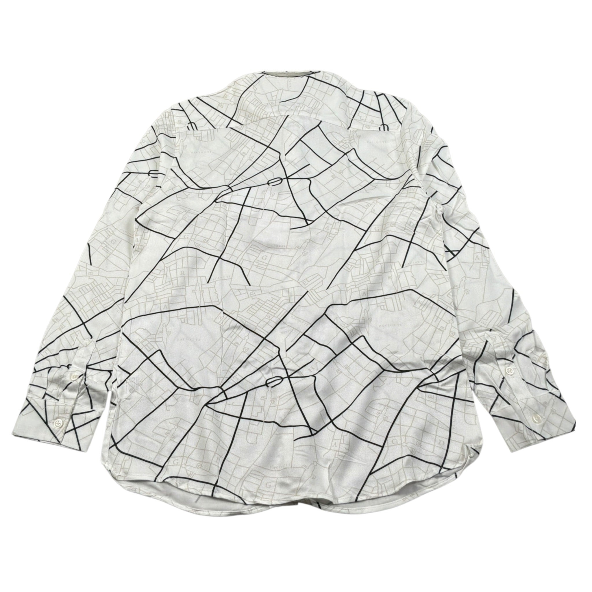 Cesare Paciotti Camicia Manica Lunga tinta unita con Stampa Bianco per Bambino CMP6365J BIANCO CESARE PACIOTTI 