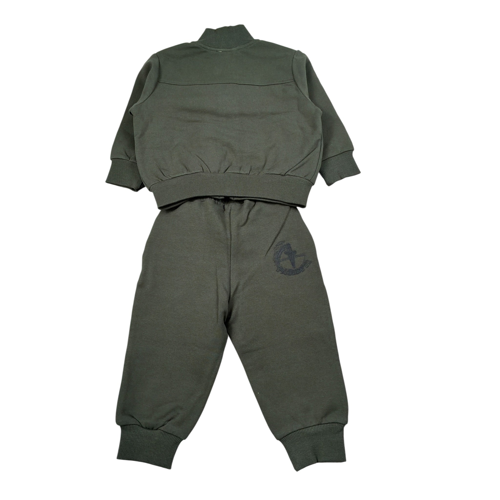 Cesare Paciotti Completo 2 Pezzi Felpa-Pantalone tinta unita Verde per Neonato COMP6302BXXX VERDE CESARE PACIOTTI 
