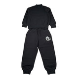 Cesare Paciotti Completo 2 Pezzi Felpa-Pantalone tinta unita Nero per Bambino COMP6302J NERO CESARE PACIOTTI 