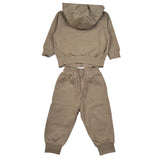 Cesare Paciotti Completo 2 Pezzi Felpa-Pantalone tinta unita Fango per Bambino COMP6305B FANGO CESARE PACIOTTI 