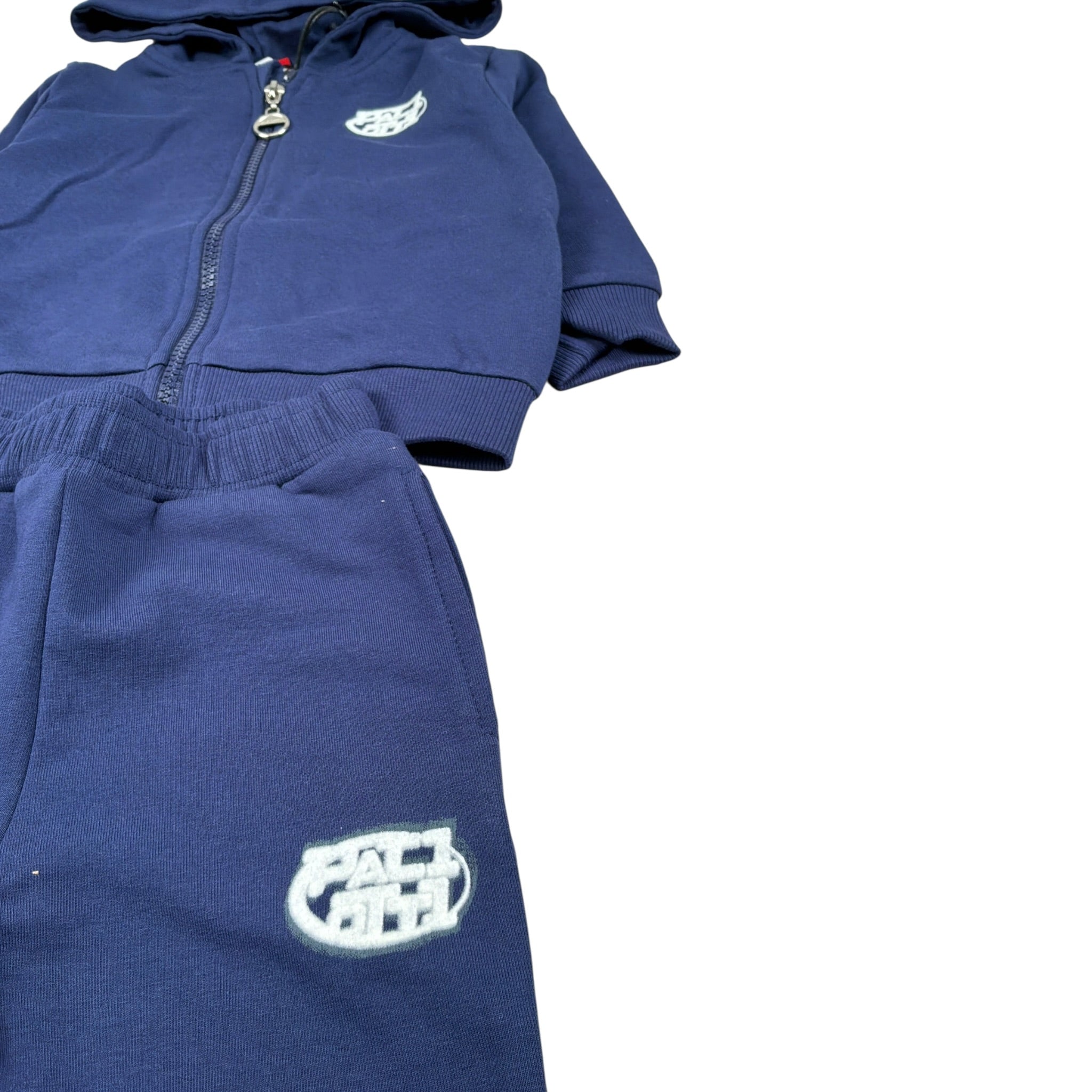 Cesare Paciotti Completo 2 Pezzi Felpa-Pantalone tinta unita Blu per Bambino COMP6311BJ BLU CESARE PACIOTTI 