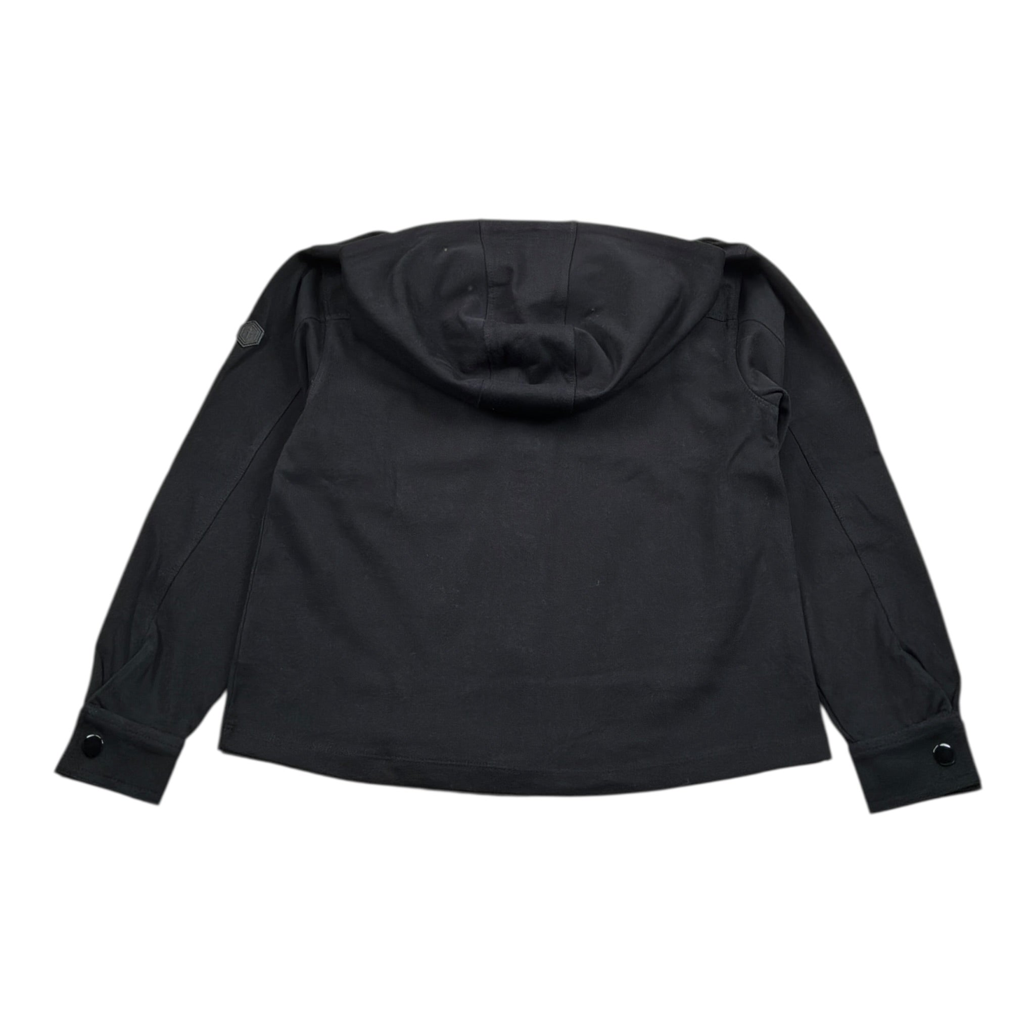 Cesare Paciotti Camicia tinta unita con Cappuccio Nero per Bambino GIP6301J NERO CESARE PACIOTTI 