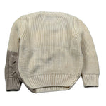Cesare Paciotti Maglia Girocollo Bicolore Panna per Neonato MGP6358B PANNA CESARE PACIOTTI 