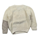 Cesare Paciotti Maglia Girocollo Bicolore Beige per Neonato MGP6358BXX BEIGE CESARE PACIOTTI 