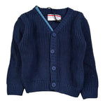 Cesare Paciotti Cardigan tinta unita con Logo Blu per Neonato MGP6362BX BLU CESARE PACIOTTI 