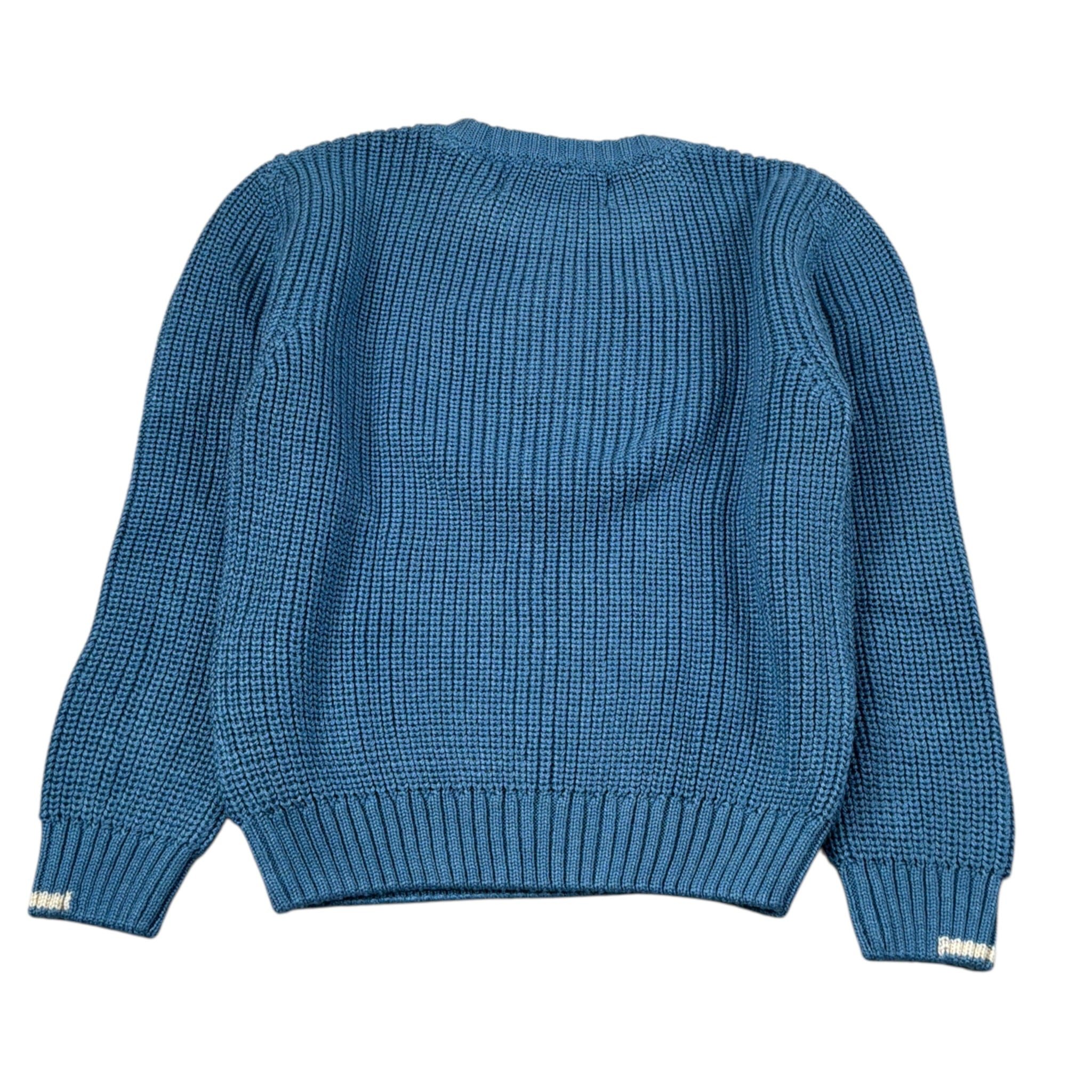 Cesare Paciotti Maglia Girocollo Bicolore Azzurro per Bambino MGP6363BX AZZURRO CESARE PACIOTTI 