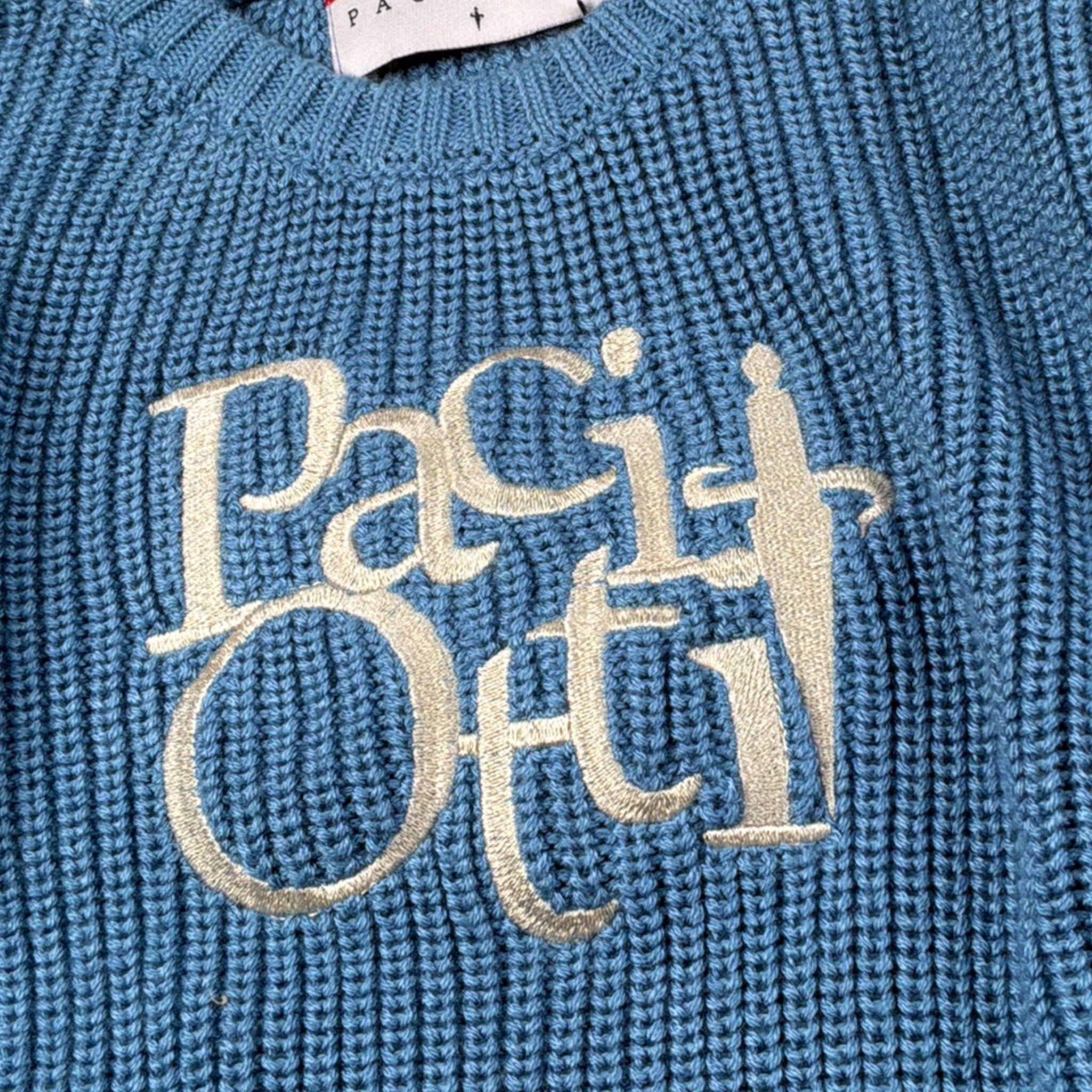 Cesare Paciotti Maglia Girocollo Bicolore Azzurro per Bambino MGP6363BX AZZURRO CESARE PACIOTTI 