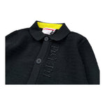 Cesare Paciotti Cardigan tinta unita con Colletto Nero per Neonato MGP6365B NERO CESARE PACIOTTI 
