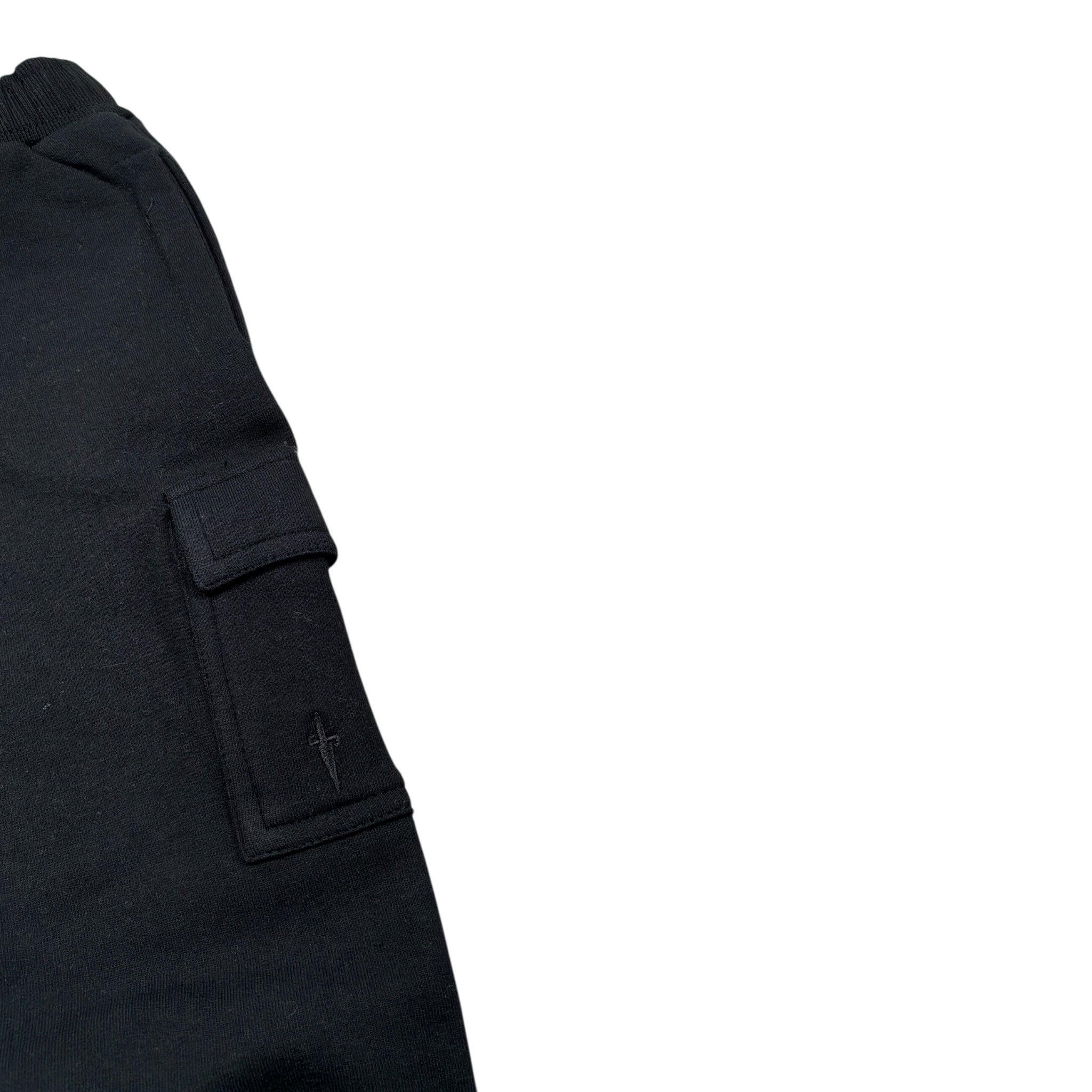 Cesare Paciotti Pantalone Tuta tinta unita Nero per Neonato PFP6301B NERO CESARE PACIOTTI 