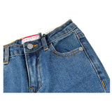 Cesare Paciotti Jeans tinta unita con Girovita Regolabile Azzurro per Bambino PTP6364BX AZZURRO CESARE PACIOTTI 