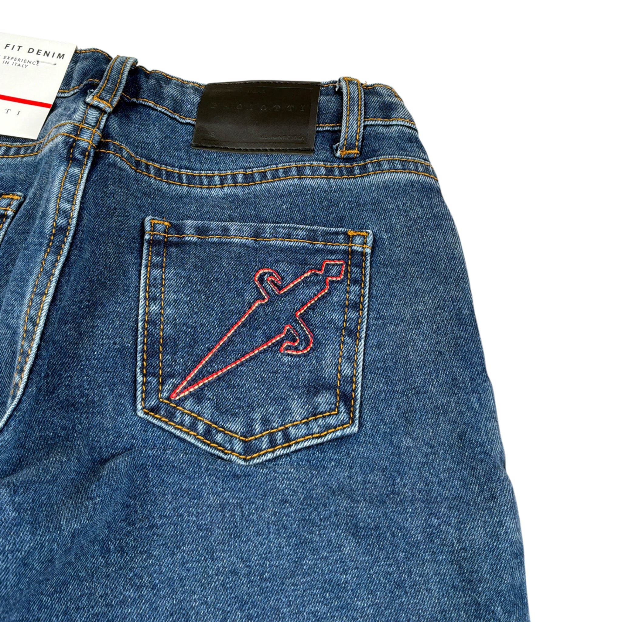 Cesare Paciotti Jeans tinta unita con Girovita Regolabile Blu per Neonato PTP6364BXXX BLU CESARE PACIOTTI 