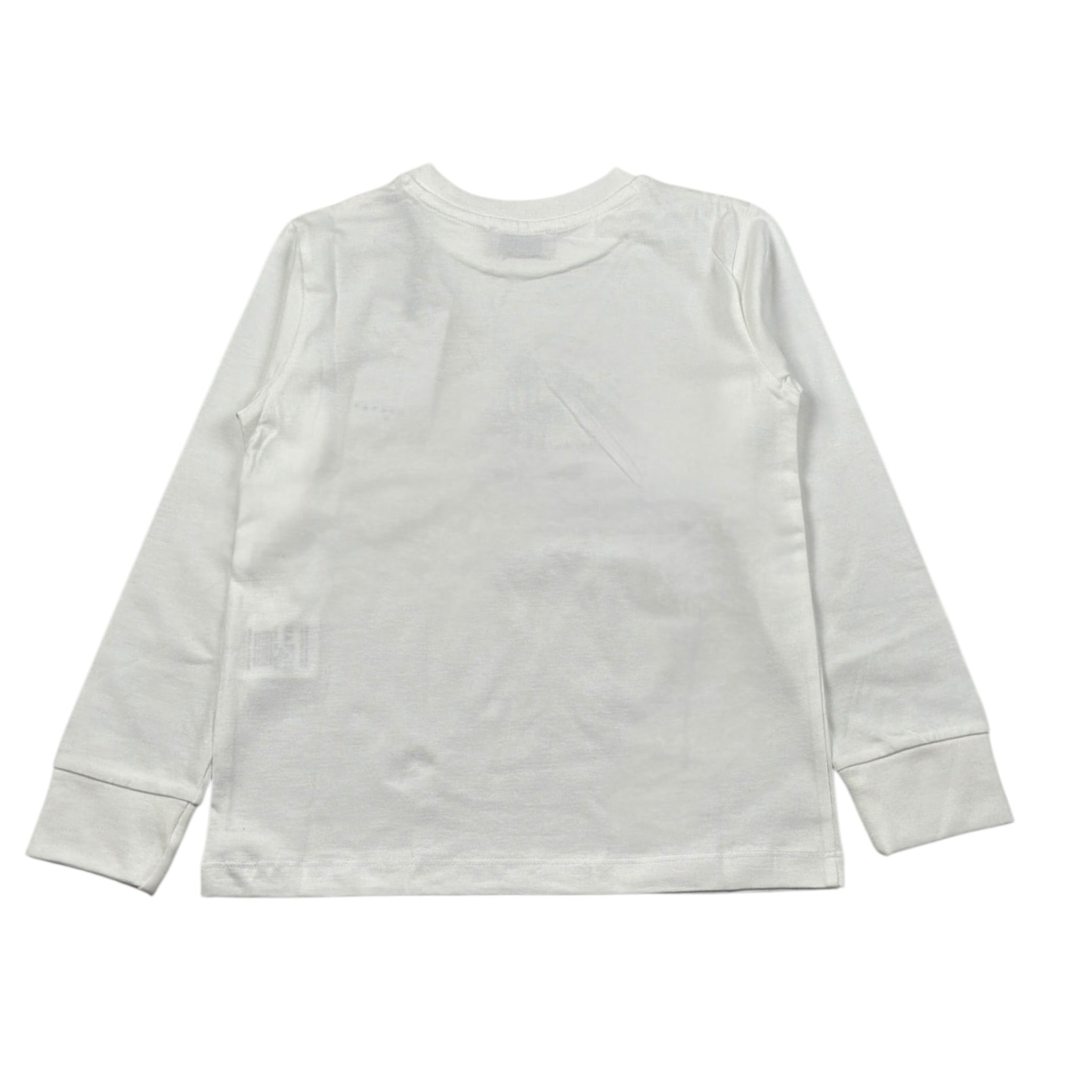 Cesare Paciotti Shirt Girocollo tinta unita con Logo Bianco per Bambino TSP6315JX BIANCO CESARE PACIOTTI 
