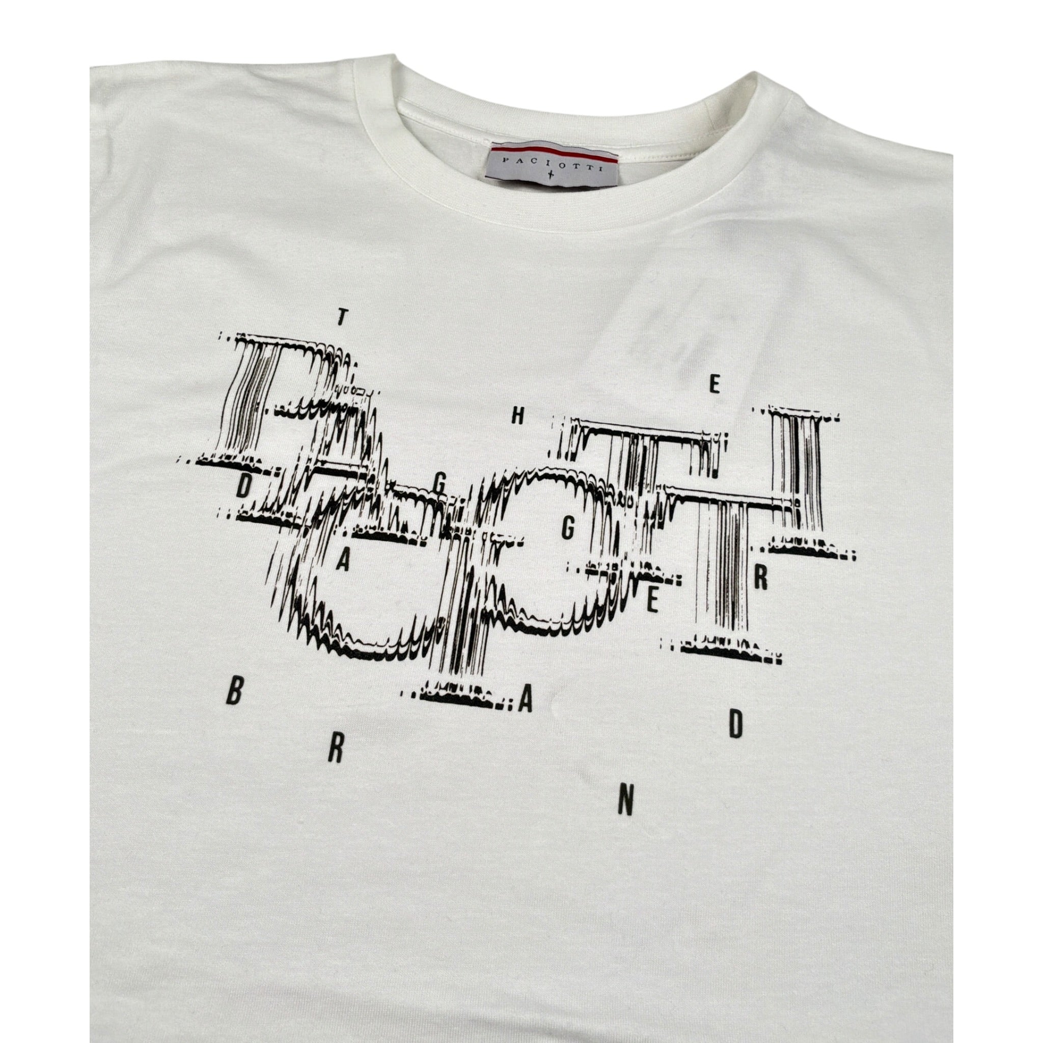 Cesare Paciotti Shirt Girocollo tinta unita con Stampe Bianco per Bambino TSP6350J BIANCO CESARE PACIOTTI 