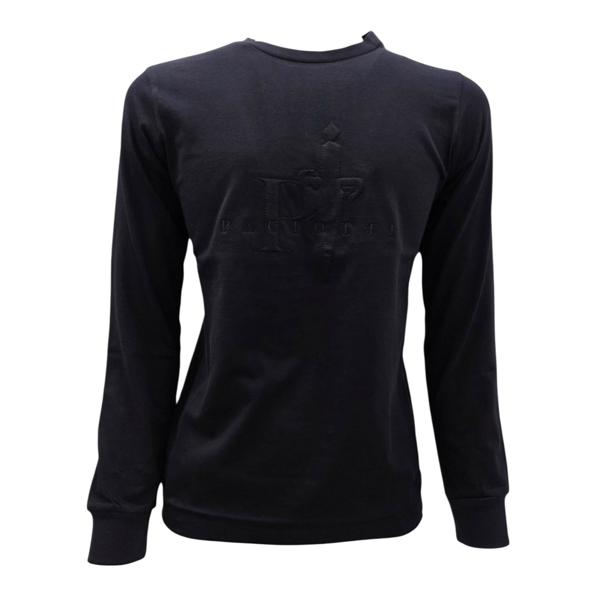 Cesare Paciotti Shirt Girocollo tinta unita con Stampa Nero per Bambino TSP6352J NERO CESARE PACIOTTI 