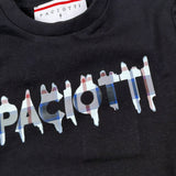 Cesare Paciotti Shirt tinta unita con Stampa Nero per Neonato TSP6360BN NERO CESARE PACIOTTI 