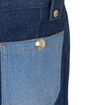Chloe' Jeans tinta unita con Tasche In Contrasto Blu per Bambina C20232 BLU CHLOE' 