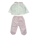 Ciccino Completo 2Pz Maglia-Ghettina Panna per Neonata CCG0638 PANNA CICCINO 