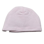 Ciccino Cappello tinta unita con Ricami Rosa per Neonata CCG0650 ROSA CICCINO 