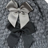 Cnd Cappello tinta unita con Fiocco Grigio per Bambina 50007028J GRIGIO CND 