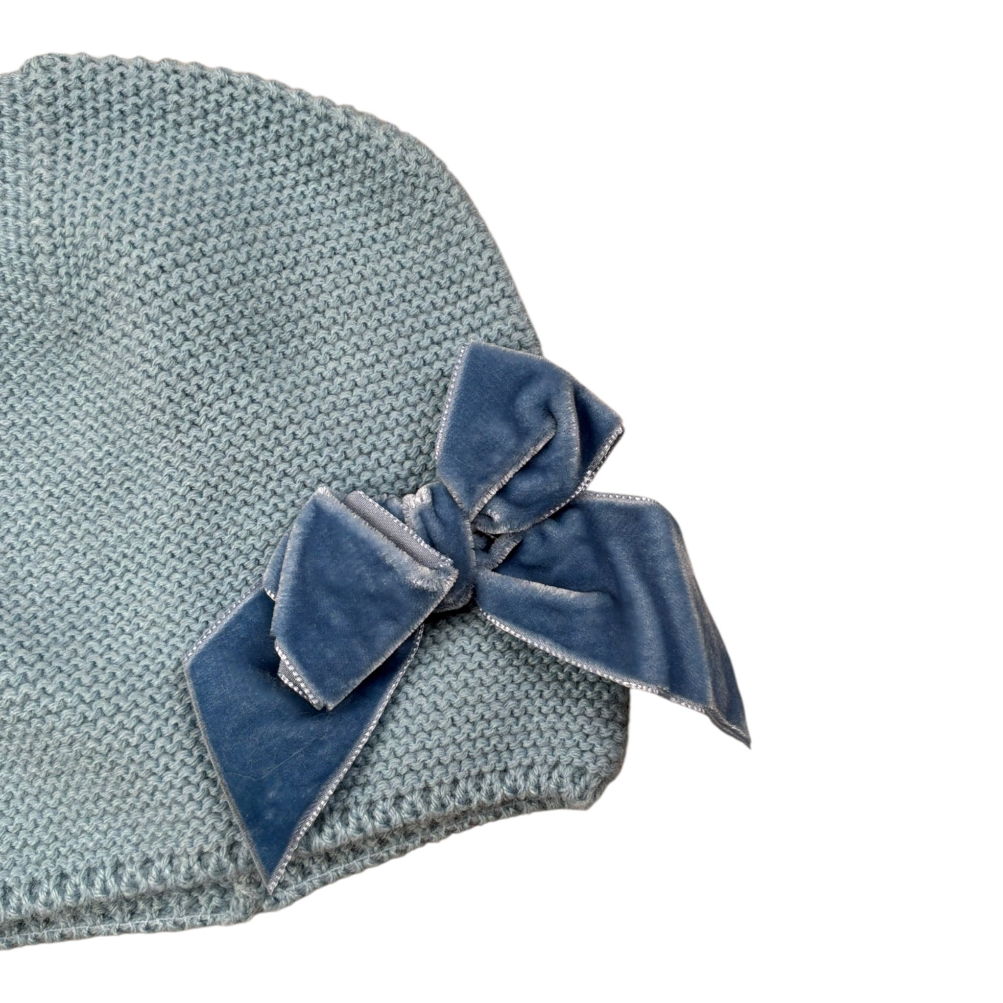 Cnd Cappello tinta unita con Fiocco Azzurro per Bambina 50036011XJ AZZURRO CND 