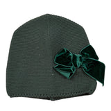 Cnd Cappello tinta unita con Fiocco Verde per Bambina 50036011XJ VERDE CND 