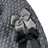 Cnd Cappello tinta unita con Fiocchi Grigio per Bambina 711178 GRIGIO CND 
