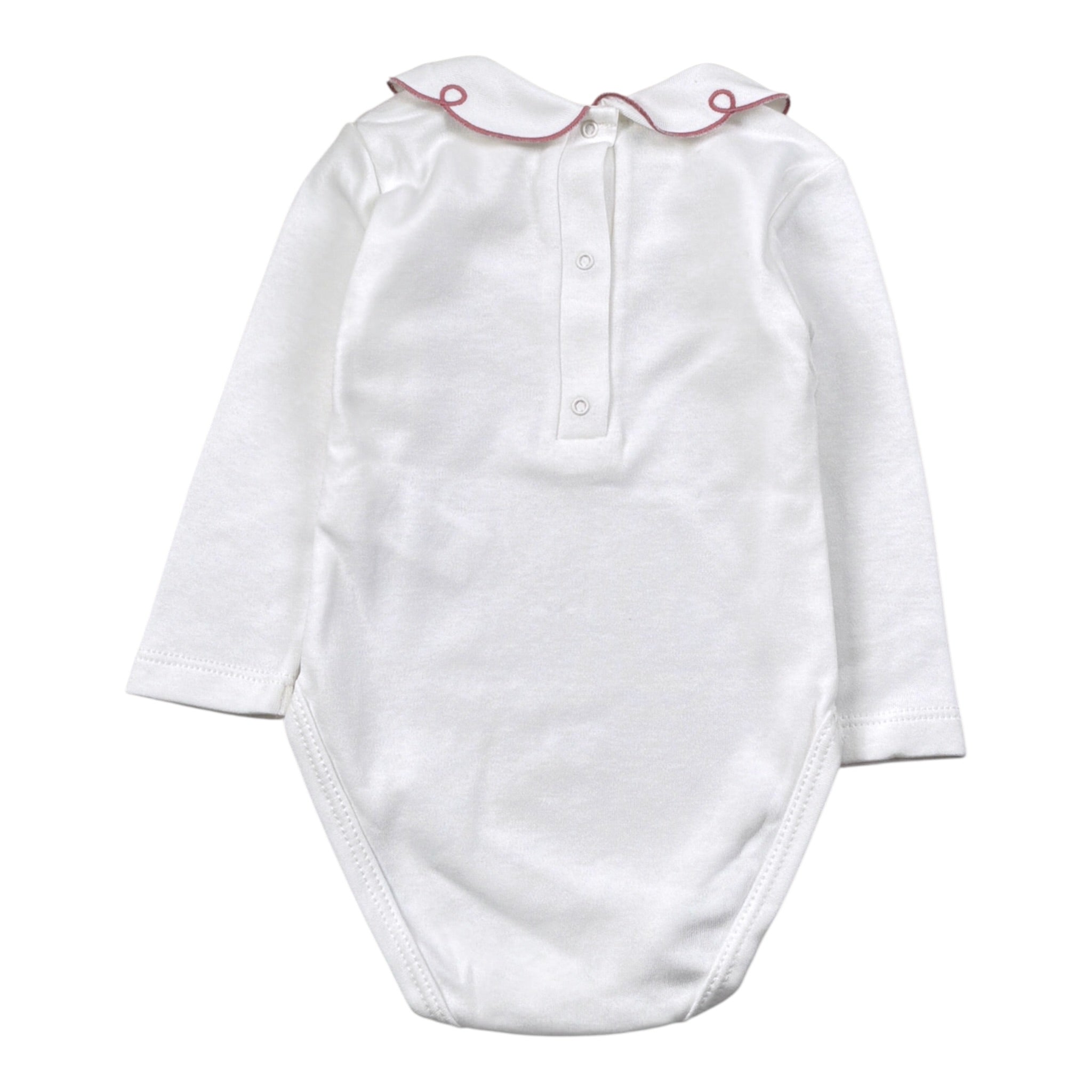 Coccode Body tinta unita con Colletto Bianco per Neonata C62110 BIANCO COCCODE 