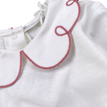Coccode Body tinta unita con Colletto Bianco per Bambina C62110J BIANCO COCCODE 