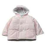 Coccode' Giubbino tinta unita con Cappuccio Rosa per Neonata C60382A ROSA COCCODE' 