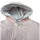 Coccode' Giubbino tinta unita con Cappuccio Rosa per Neonata C60382A ROSA COCCODE' 