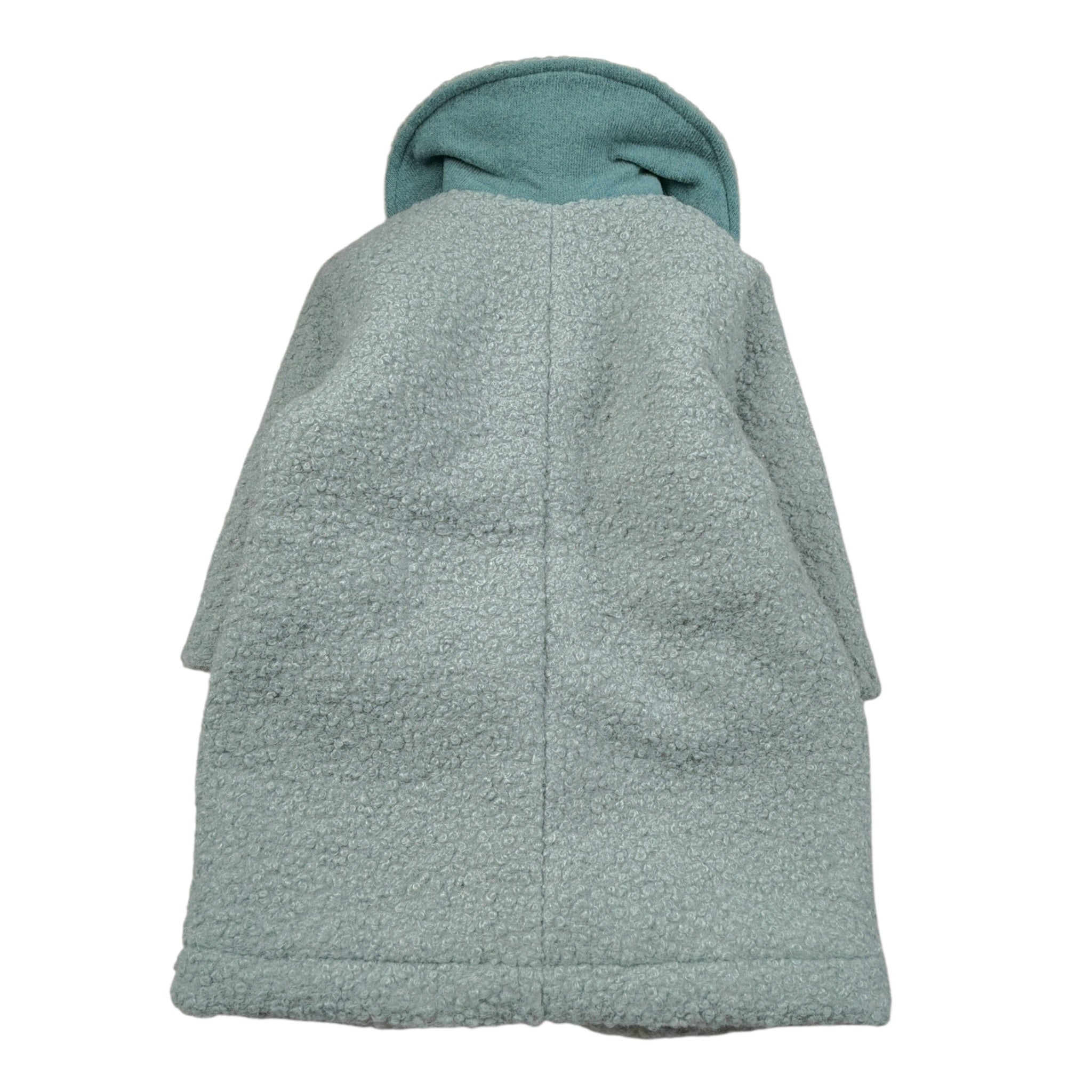Coccode' Cappotto tinta unita Modello Teddy Verde Acqua per Neonata C62388N VERDE ACQUA COCCODE' 