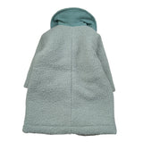 Coccode' Cappotto tinta unita Modello Teddy Verde Acqua per Bambina C62388 VERDE ACQUA COCCODE' 