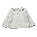 Baby Vip Maglia tinta unita con Colletto Camicia Panna per Neonata T4019N PANNA BABY VIP 