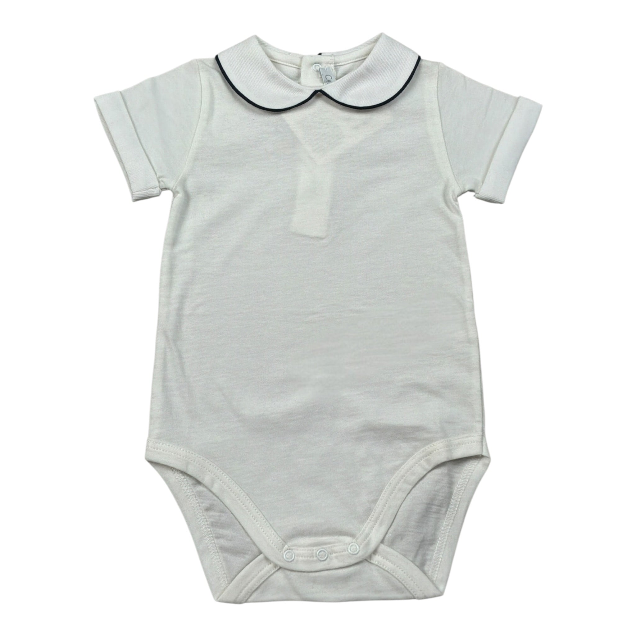Colibri Body Mezza Manica tinta unita Bianco/Blu per Neonato 340 BIANCO/BLU COLIBRI 