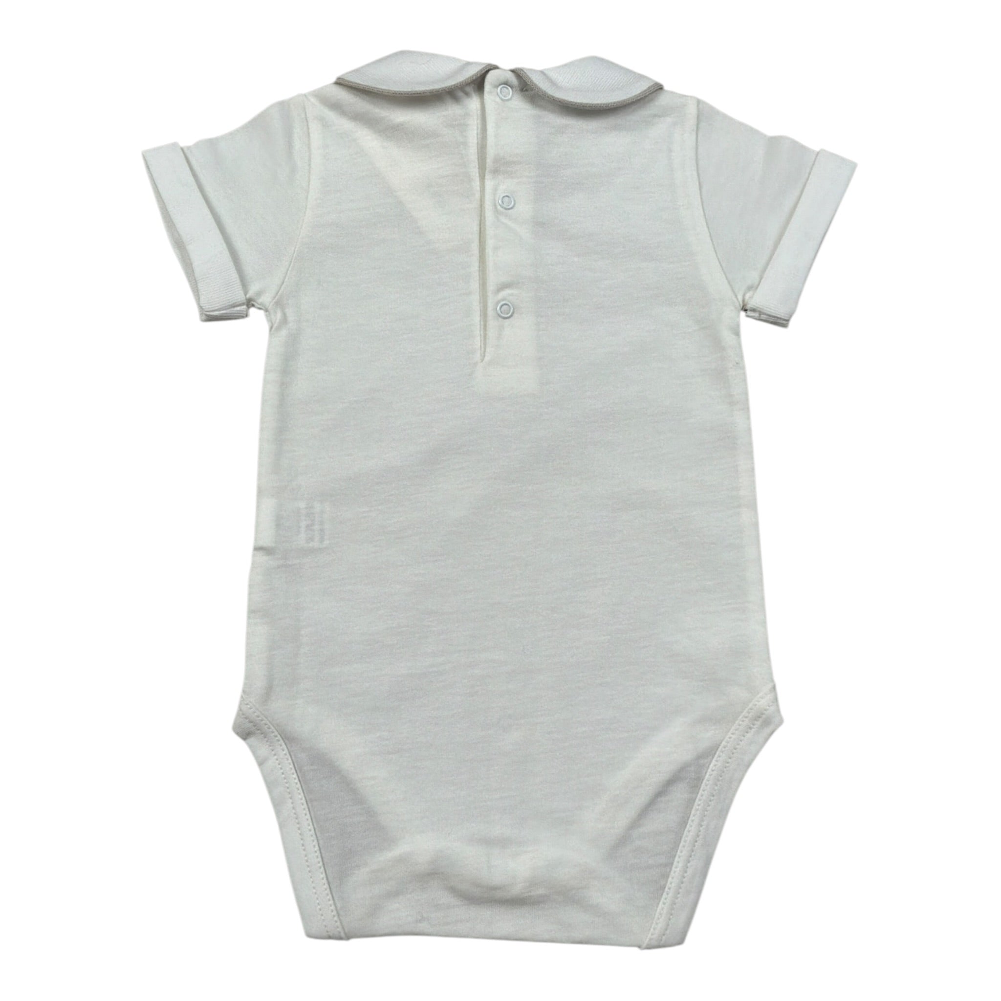 Colibri Body Mezza Manica tinta unita Bianco per Neonato 340 BIANCO COLIBRI 