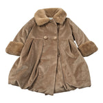 Colori Chiari Cappotto tinta unita Beige per Neonata FN116670 BEIGE COLORI CHIARI 