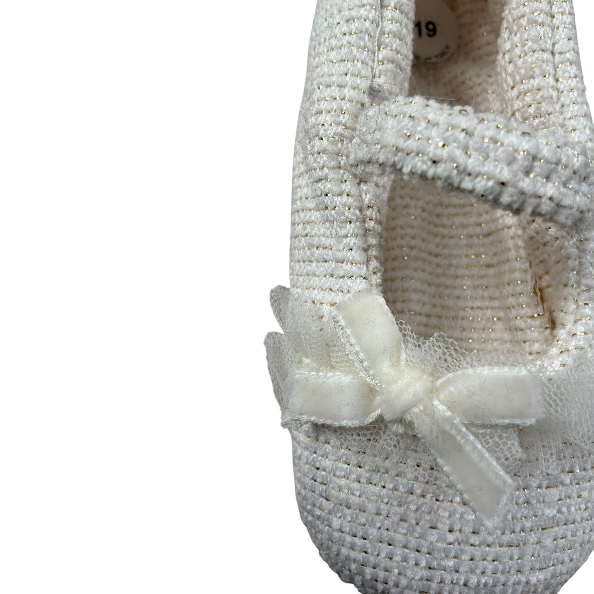 Colori Chiari Ballerine tinta unita Panna per Neonata FN956705 PANNA COLORI CHIARI 