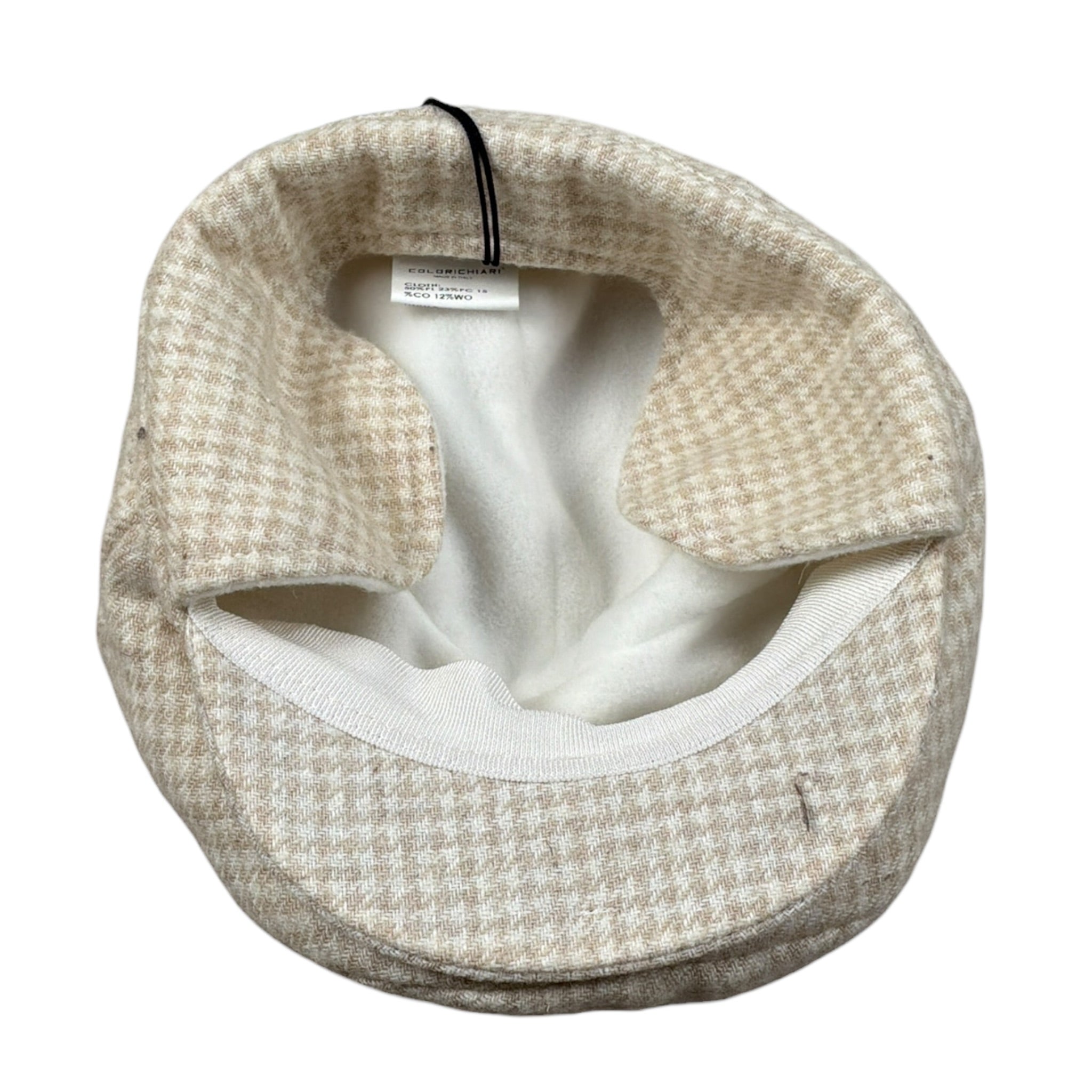 Colori Chiari Cappello Fantasia Modello Coppola Beige per Neonato MN927201 BEIGE COLORI CHIARI 