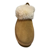 Colors Of California Ciabatta tinta unita Peluche Beige per Bambina HCYWPLA07 BEIGE COLORS OF CALIFORNIA 